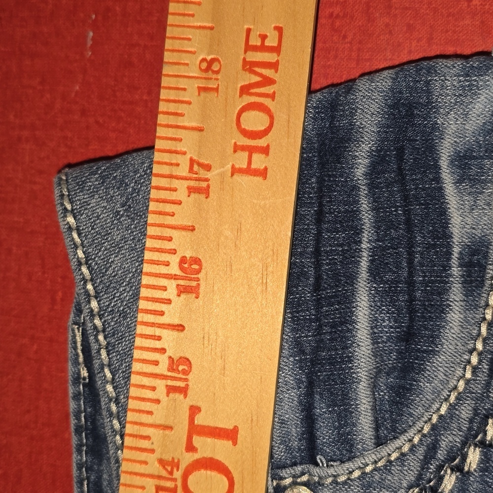 Lane Bryant Cuffed Blue Jean Shorts Size 14 - Picture 12 of 14